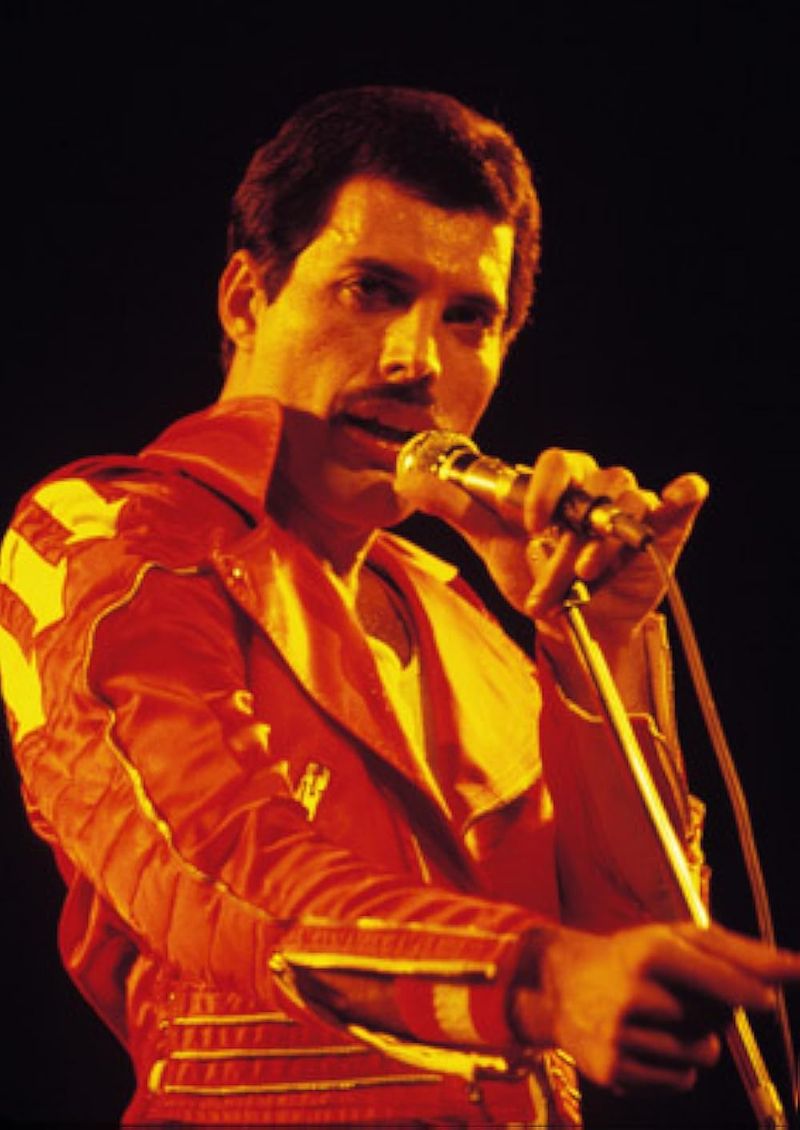 Freddie Mercury – 1970s–1980s (stadium/glam rock)