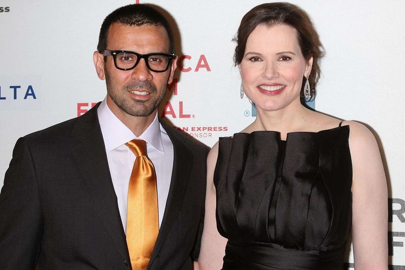 Geena Davis and Reza Jarrahy