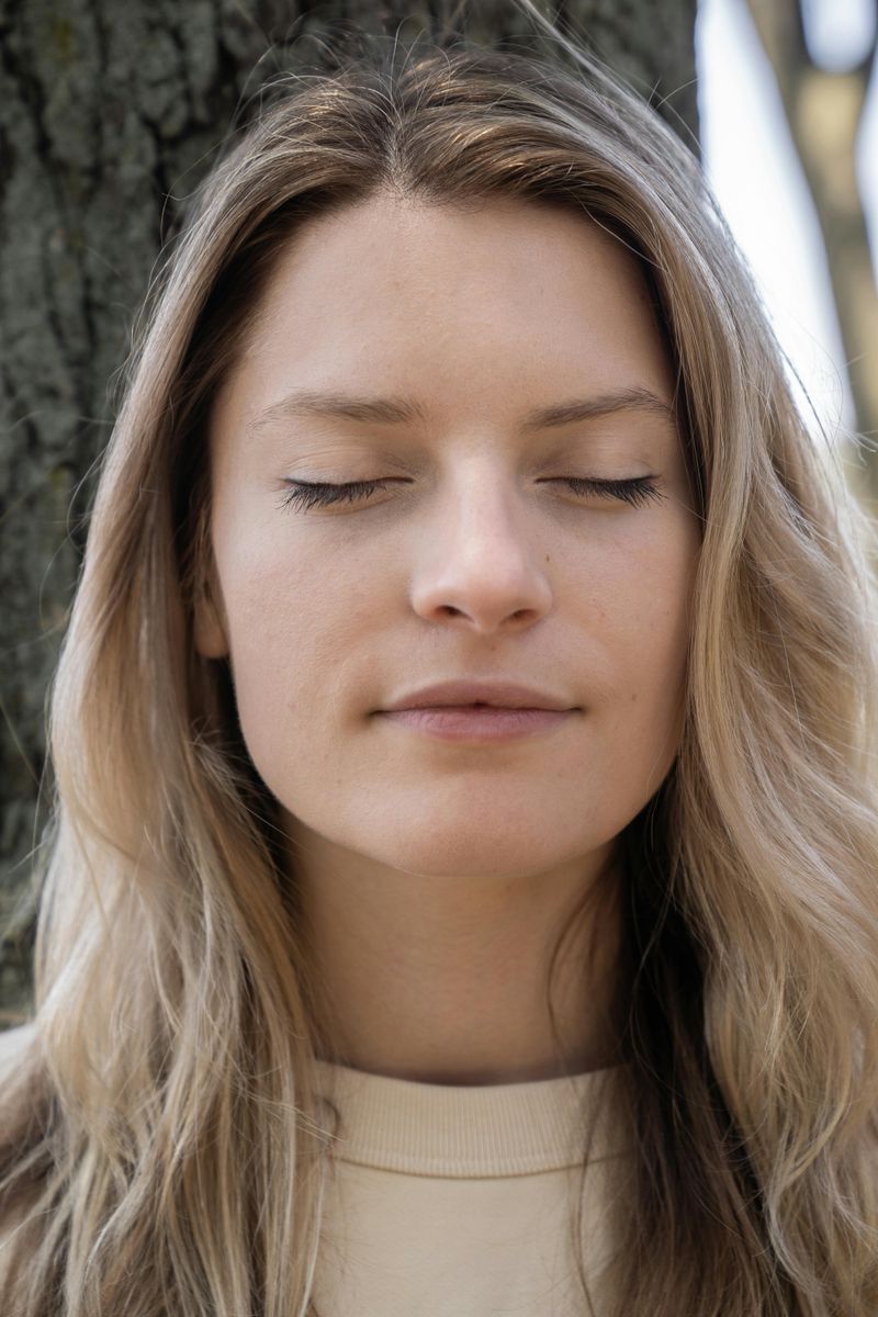 Her Inner Peace Becomes Visible