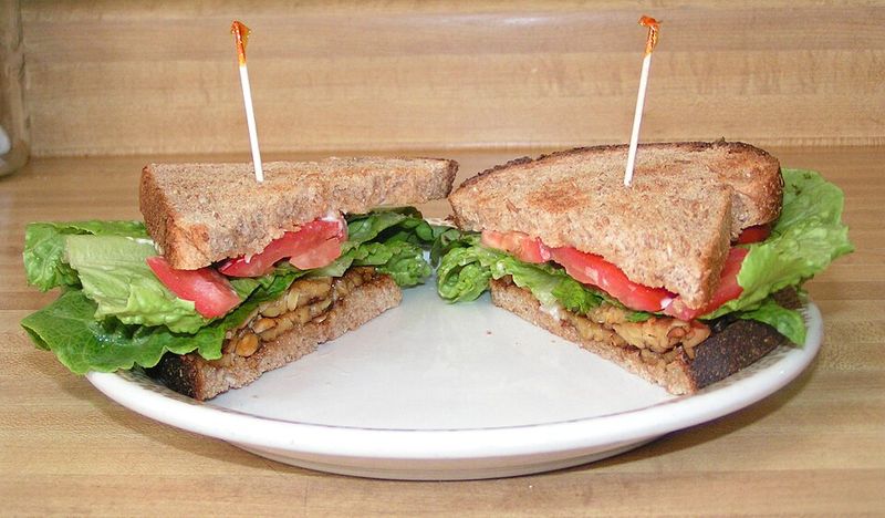 High-Protein Veggie Sandwich