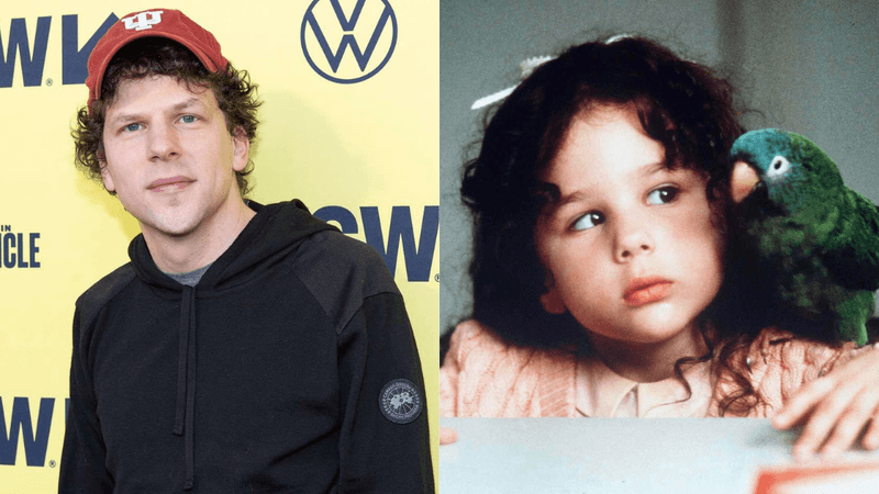 Jesse Eisenberg and Hallie Eisenberg