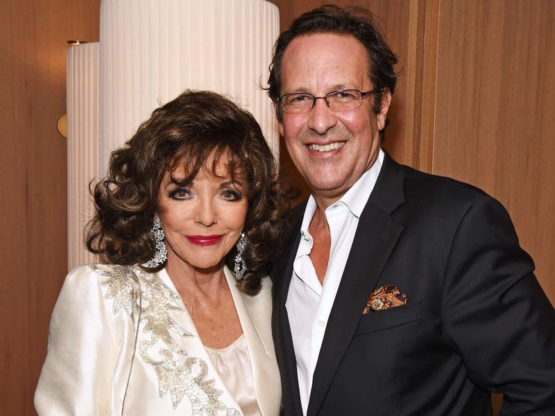 Joan Collins and Percy Gibson