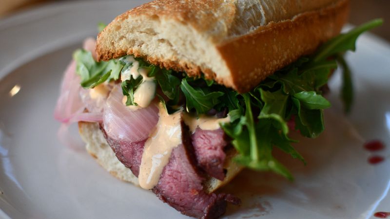 Juicy Tri Tip Sandwich