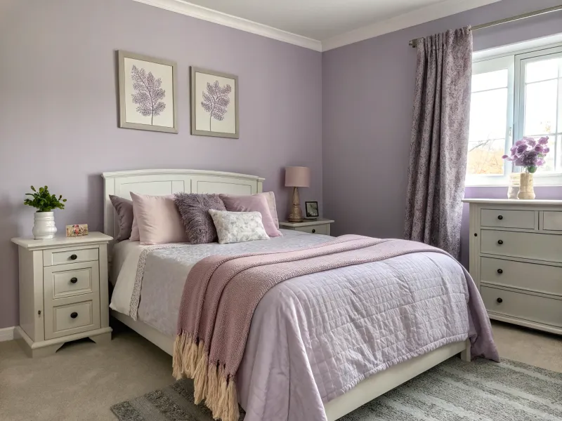 Lavender Serenity – Lavender, Lilac, Dusty Mauve, and Dove Gray