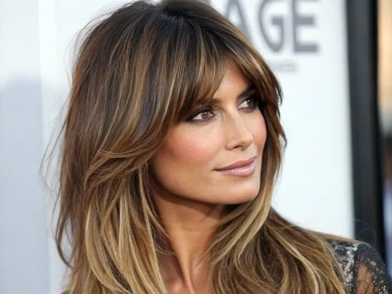 Long Feathered Bangs