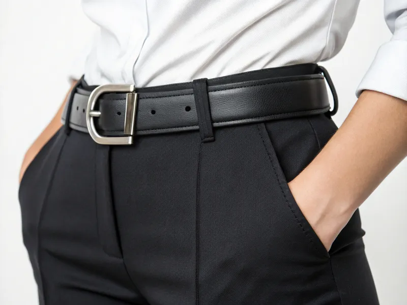Minimal Leather Belt
