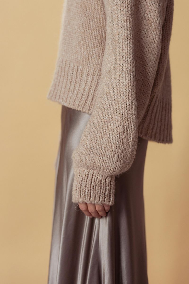 Mix Textures With Leather or Denim