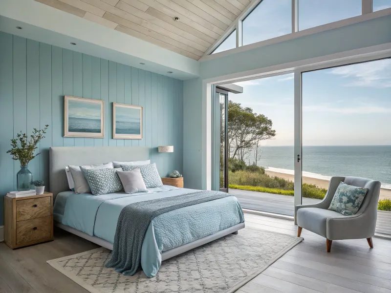 Muted Blues – Sky Blue, Powder Blue, Slate, and Misty Gray