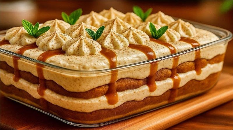 No-Bake Pumpkin Tiramisu