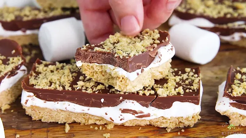 No-Bake S'mores Bars