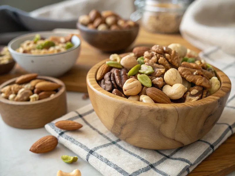 Nuts (Walnuts, Almonds, Pistachios)