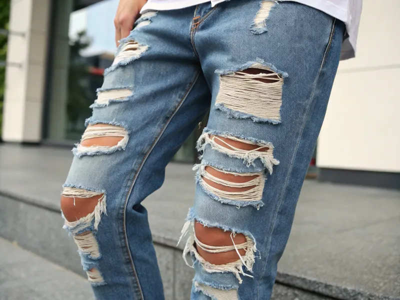 Overly Distressed Denim in General