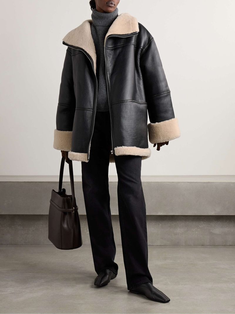Oversized Shearling Coats