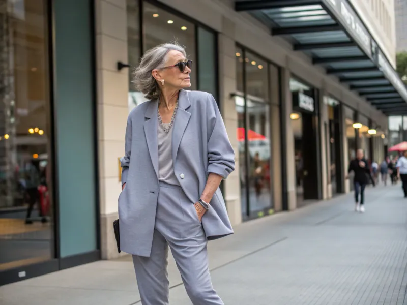 Oversized or Relaxed-Fit Blazer