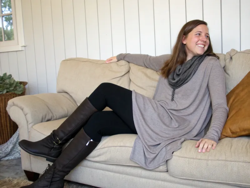 Pairing Long Tunics with Leggings as a Default Outfit Formula