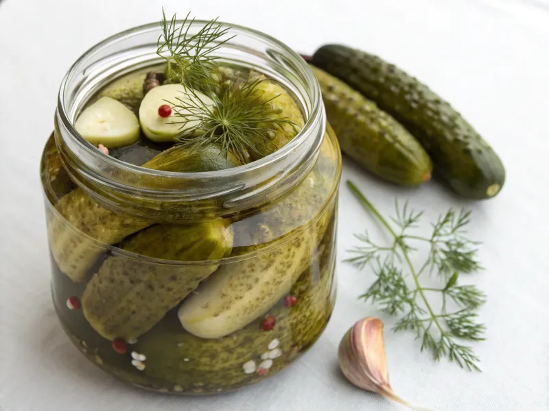 Pickles (Fermented, Not Vinegar-Cured)