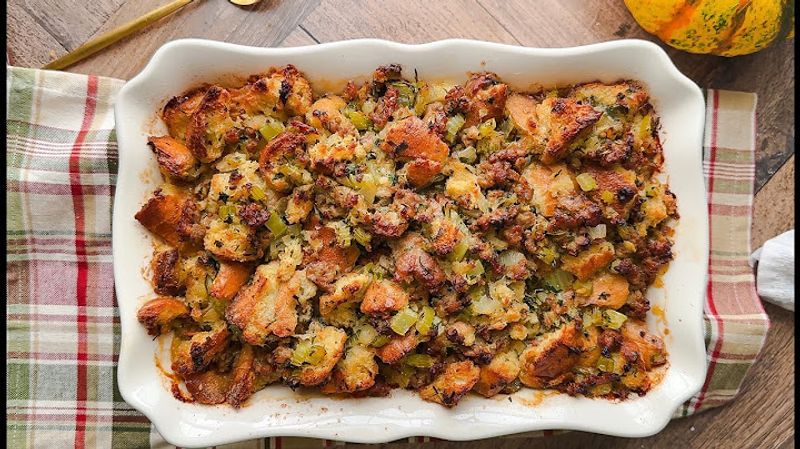 Classic Sage & Sausage Stuffing