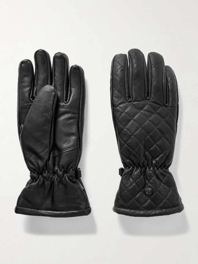 Quilted Leather Gloves