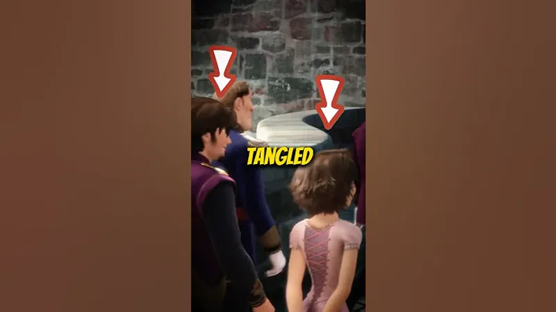 Rapunzel and Flynn in Frozen