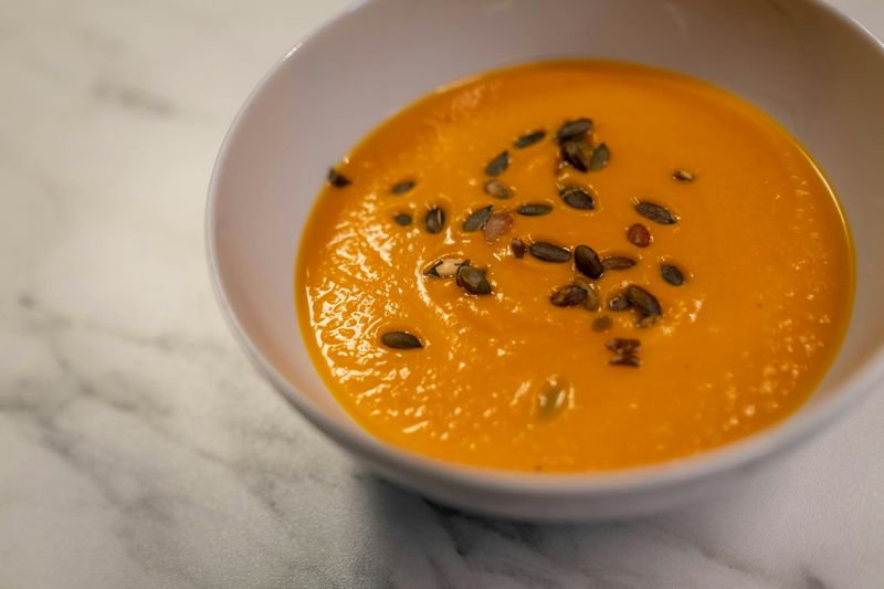 Roasted Pumpkin Apple Soup