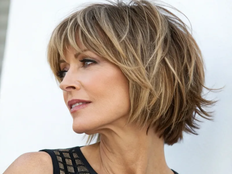 Shaggy Bob with Movement