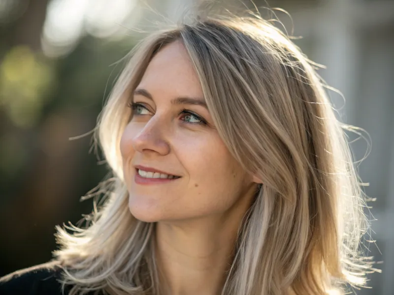 Shoulder-Length Cut with Wispy Ends