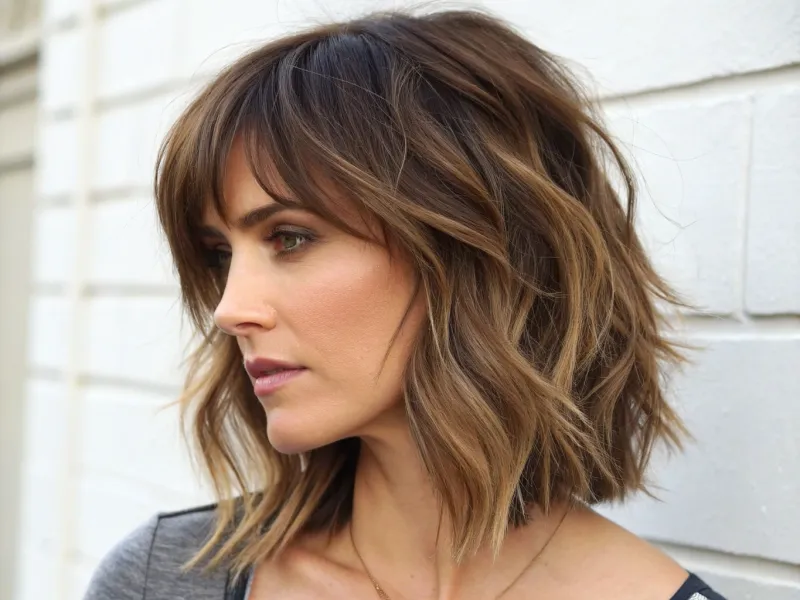 Shoulder-Length Shag