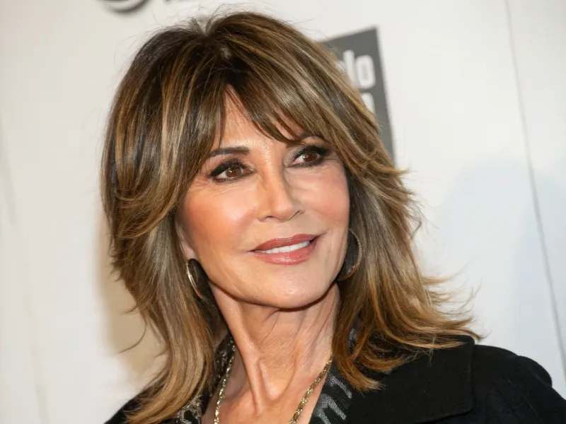 Side-Swept Bangs with Mid-Length Hair
