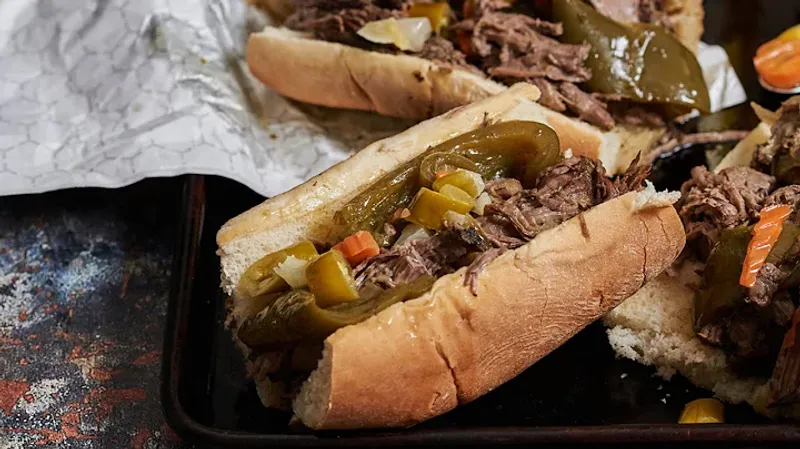 Slow Cooker Italian Beef Sandwiches