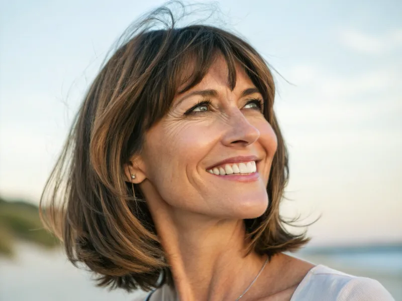 Soft Shag with Curtain Bangs