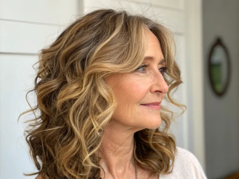 Soft Waves at Shoulder Length