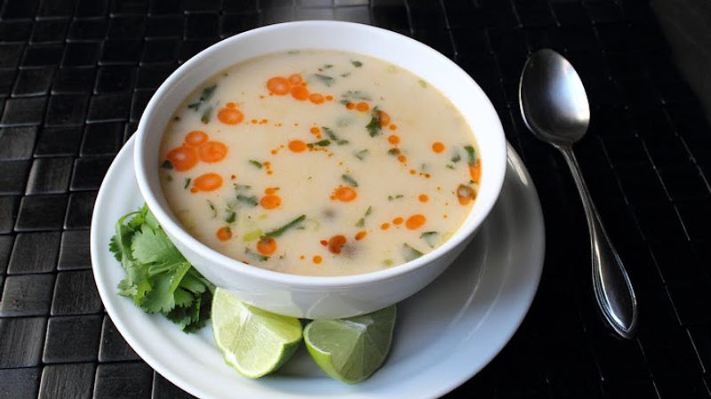 Spicy Thai Coconut Chicken Soup