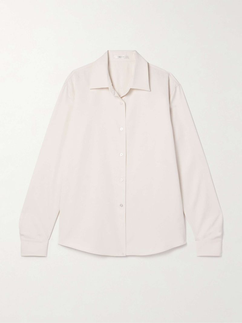 Structured White Shirt