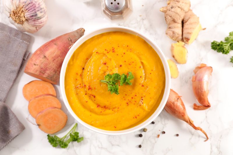 Sweet Potato & Ginger Soup