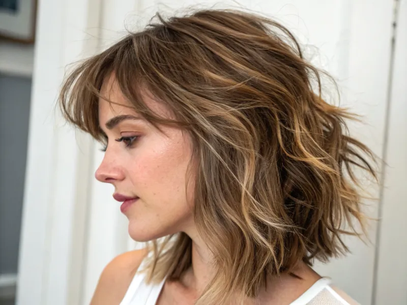 Textured Mid-Length Cut