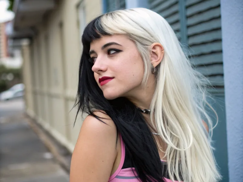 Two-Toned Hair