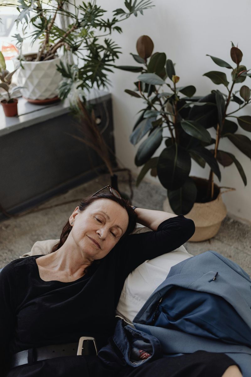 Wind Down With a Warm Facial Cloth and a Deep, Slow Breath