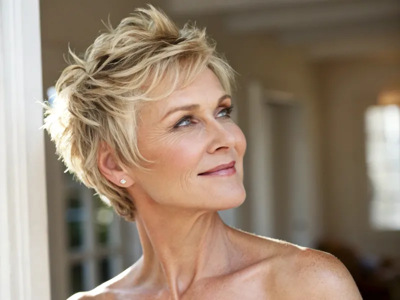 Wispy Pixie with Feathered Ends