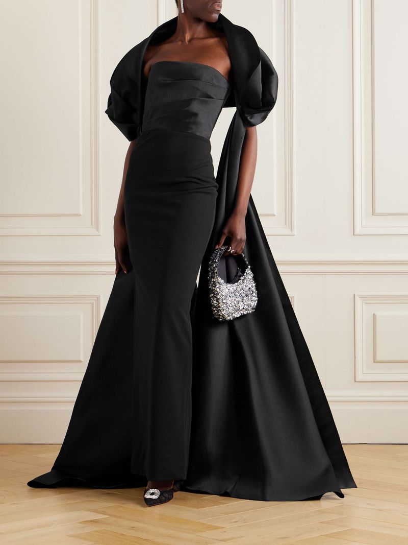 A Floor-Length Gown for Formal or Black-Tie Weddings