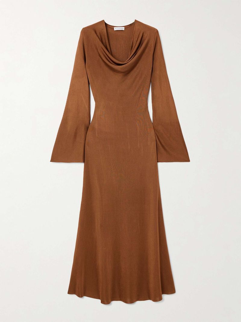 A Long-Sleeve Midi or Maxi Dress