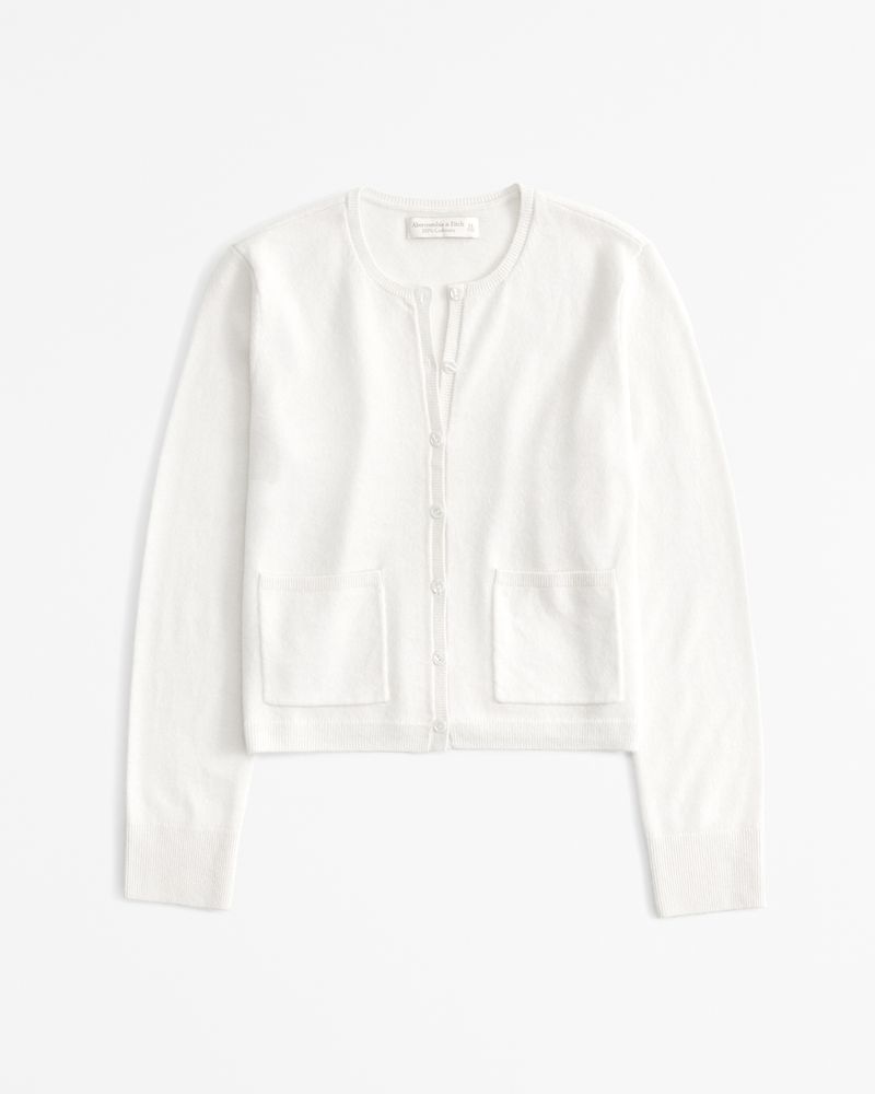 Abercrombie & Fitch Cashmere Crew Cardigan