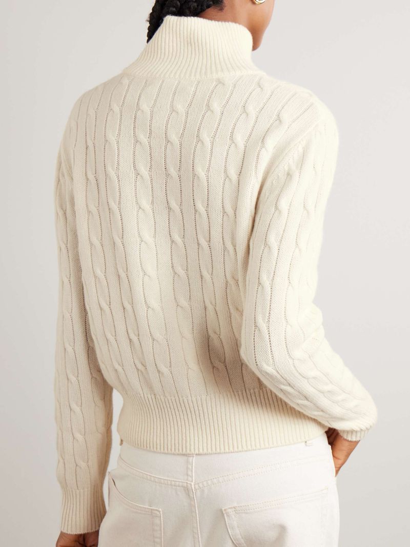 Arch4 Patrizia Cable-Knit Cashmere Turtleneck