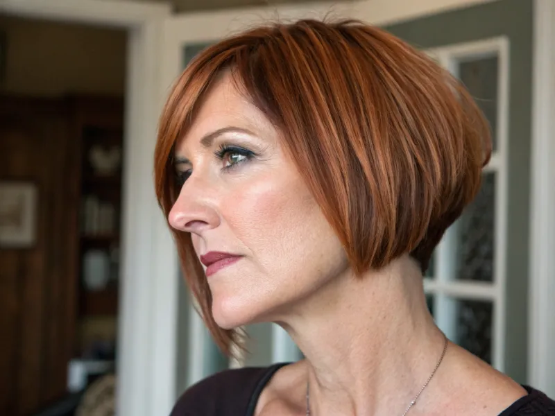 Asymmetrical Bob with Extreme Angle