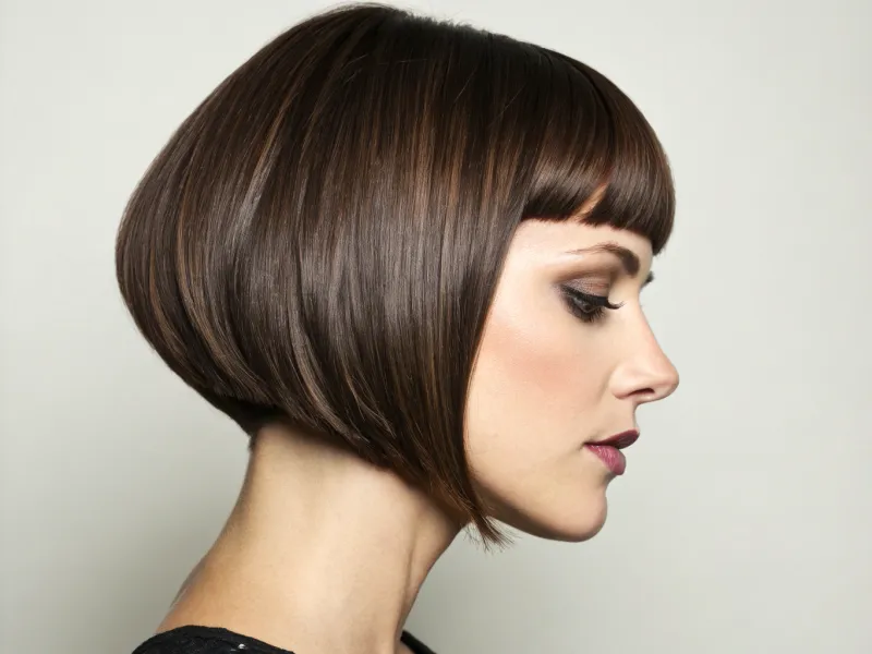Blunt Angled Bob