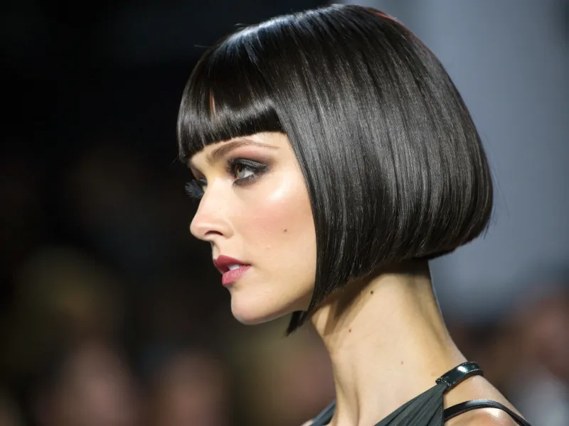 Blunt Bangs + Sleek Bob