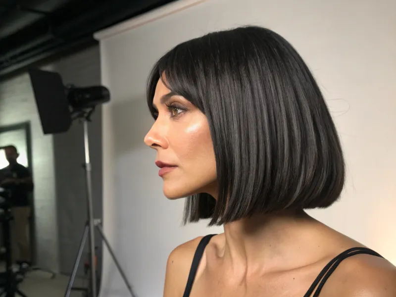 Blunt Bob at Shoulder Length