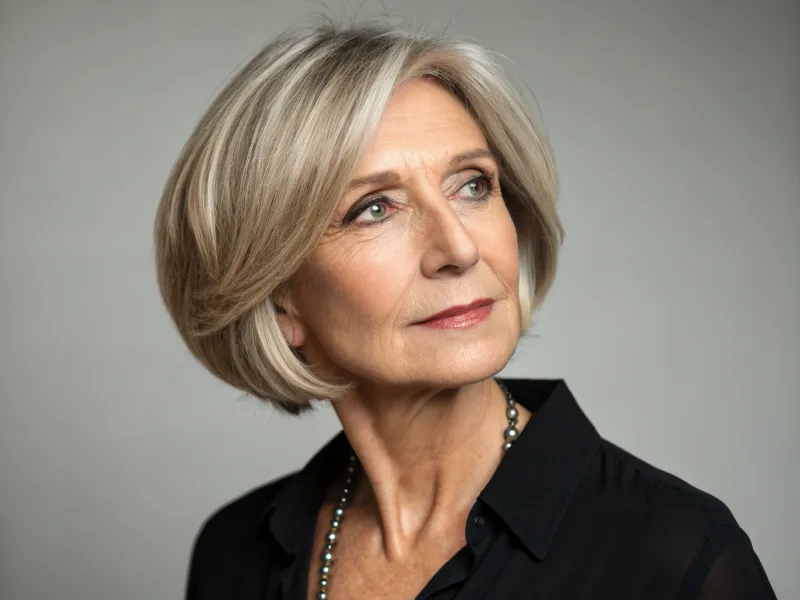 Blunt Cut at Collarbone