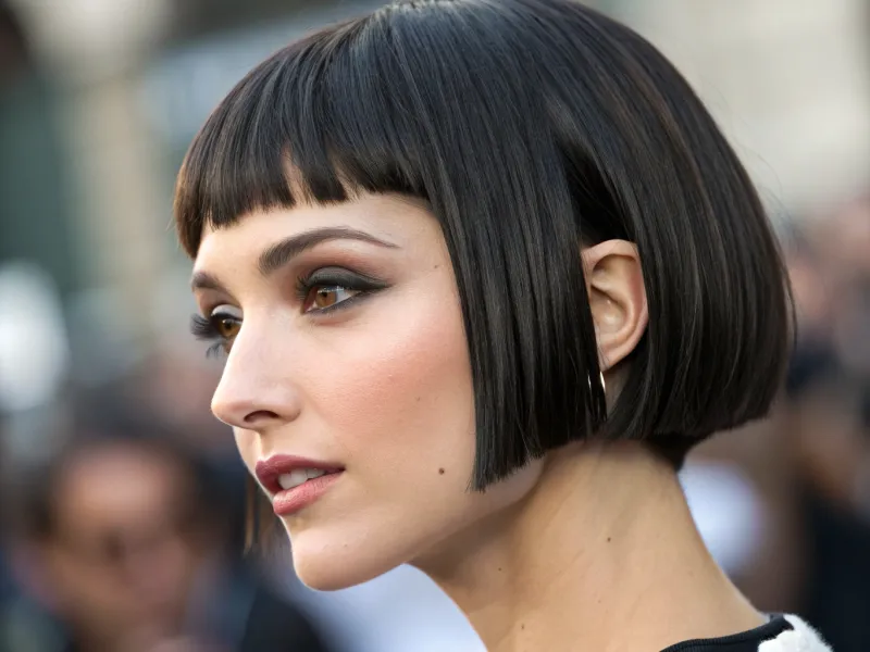 Blunt Cut with Micro Bangs