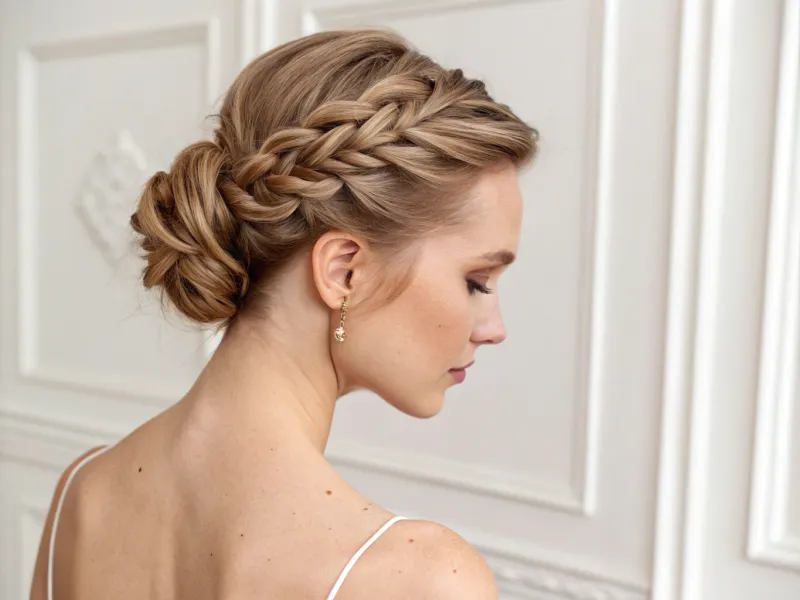 Braided Low Bun