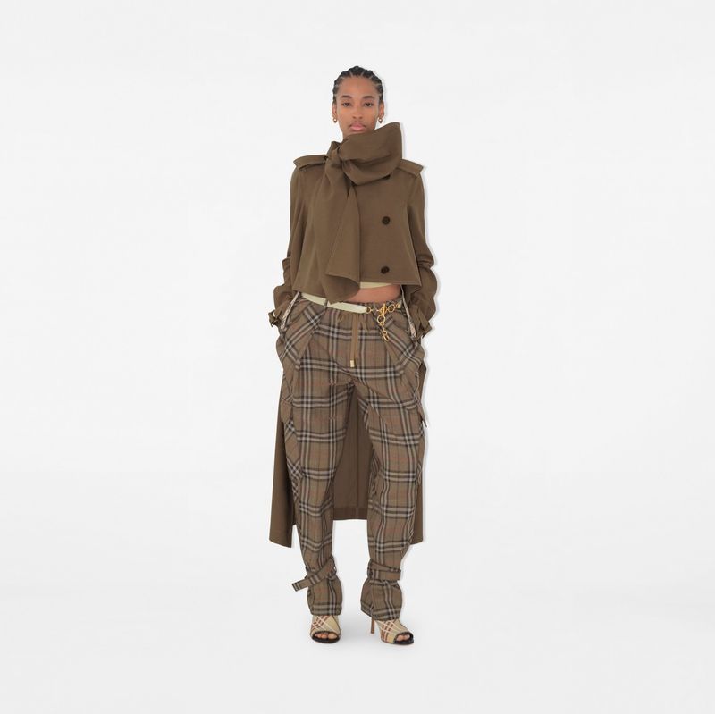 Burberry Silk Scarf Trench Coat